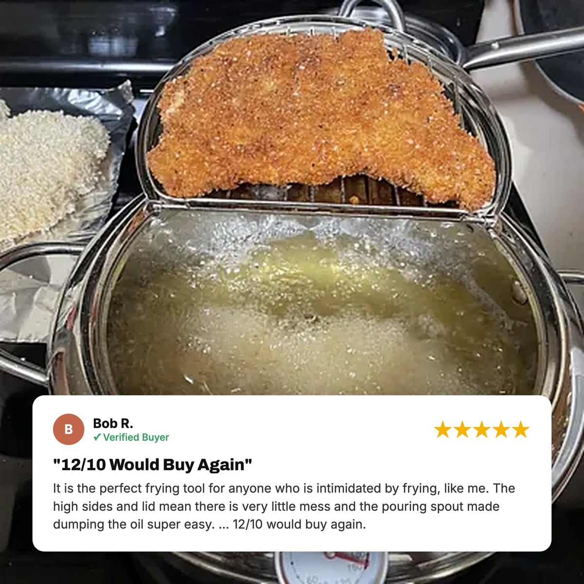Customer review from Bob R.